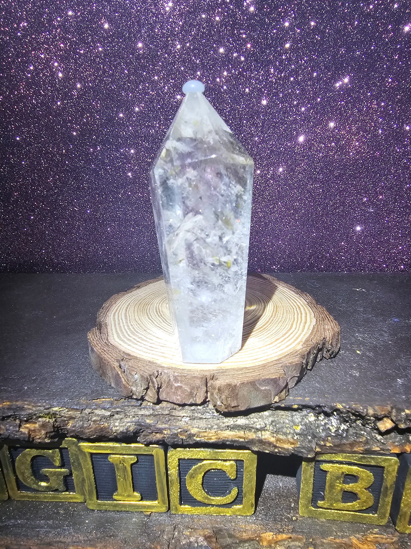 Clear Quartz Tower