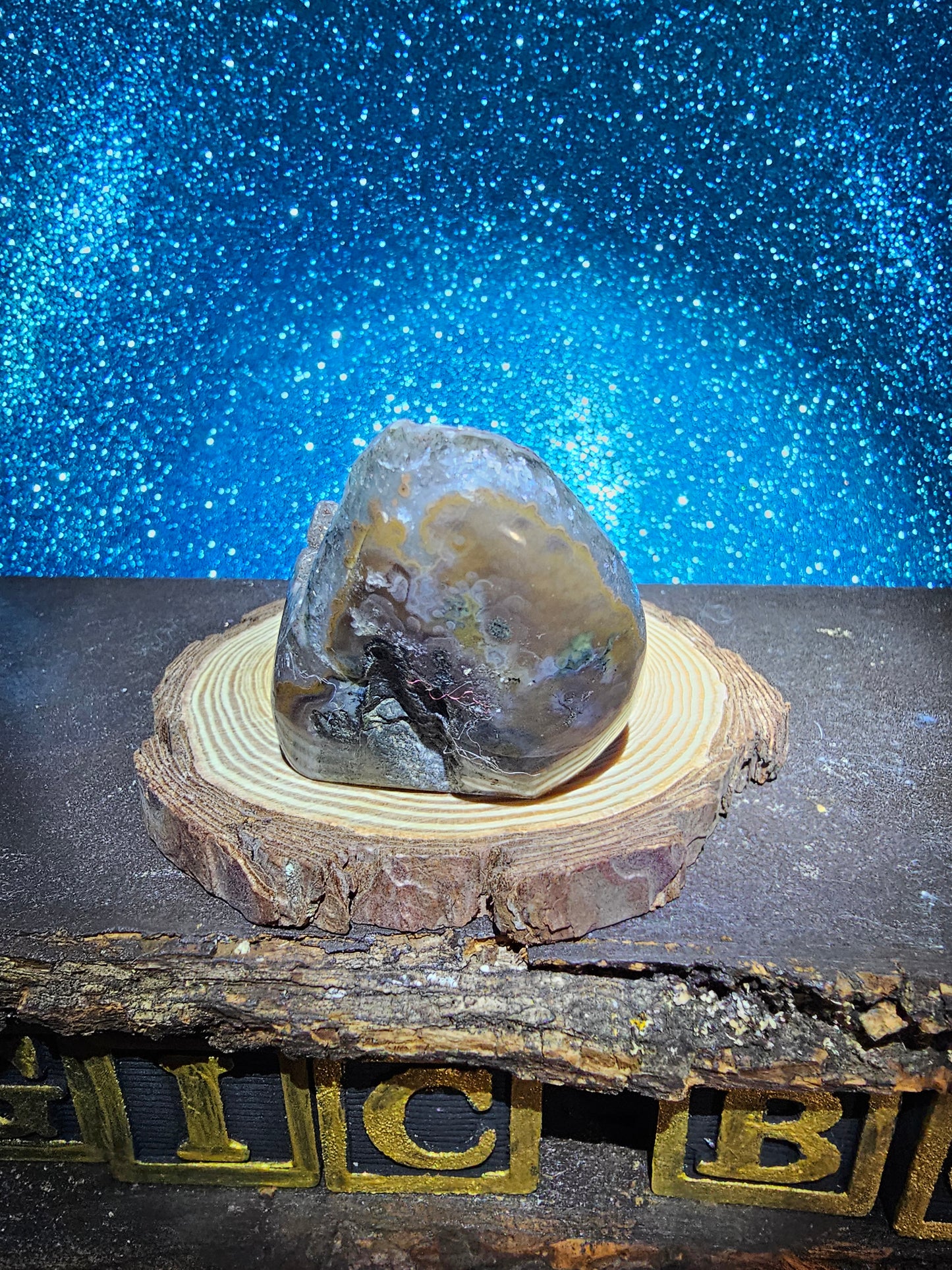 Amethyst Geode w/ Calcite