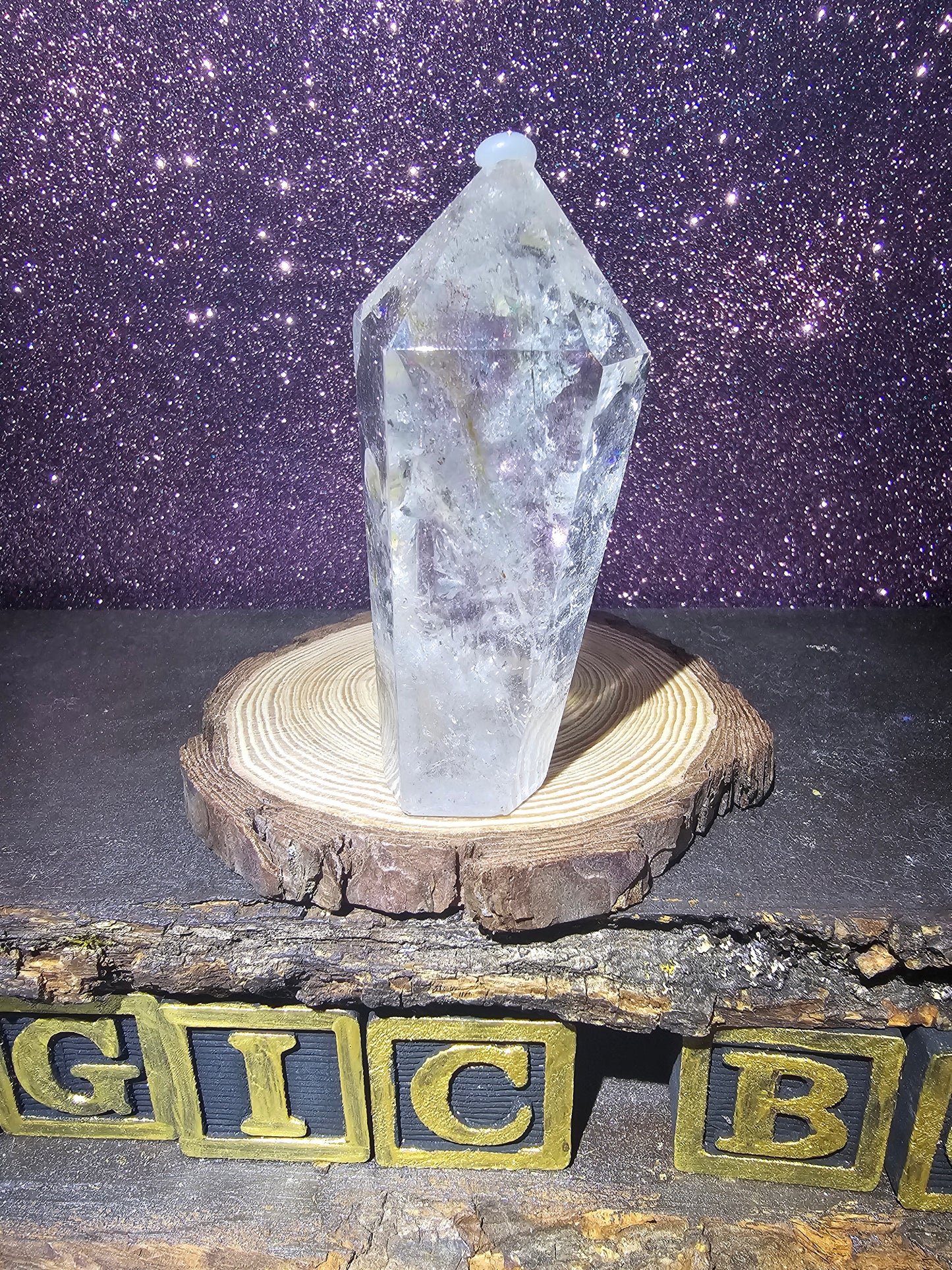 Clear Quartz Tower