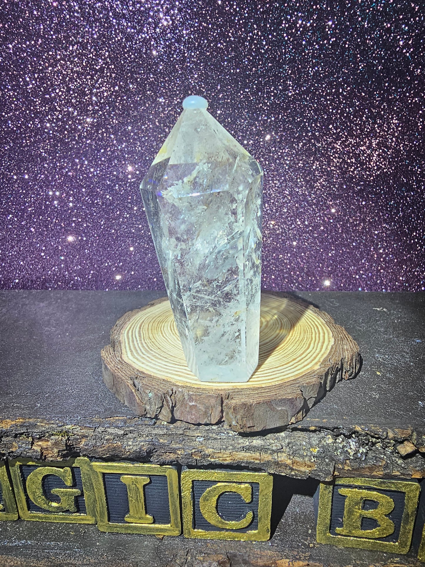 Clear Quartz Tower