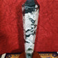 Moss Agate Wand Freeform with stand