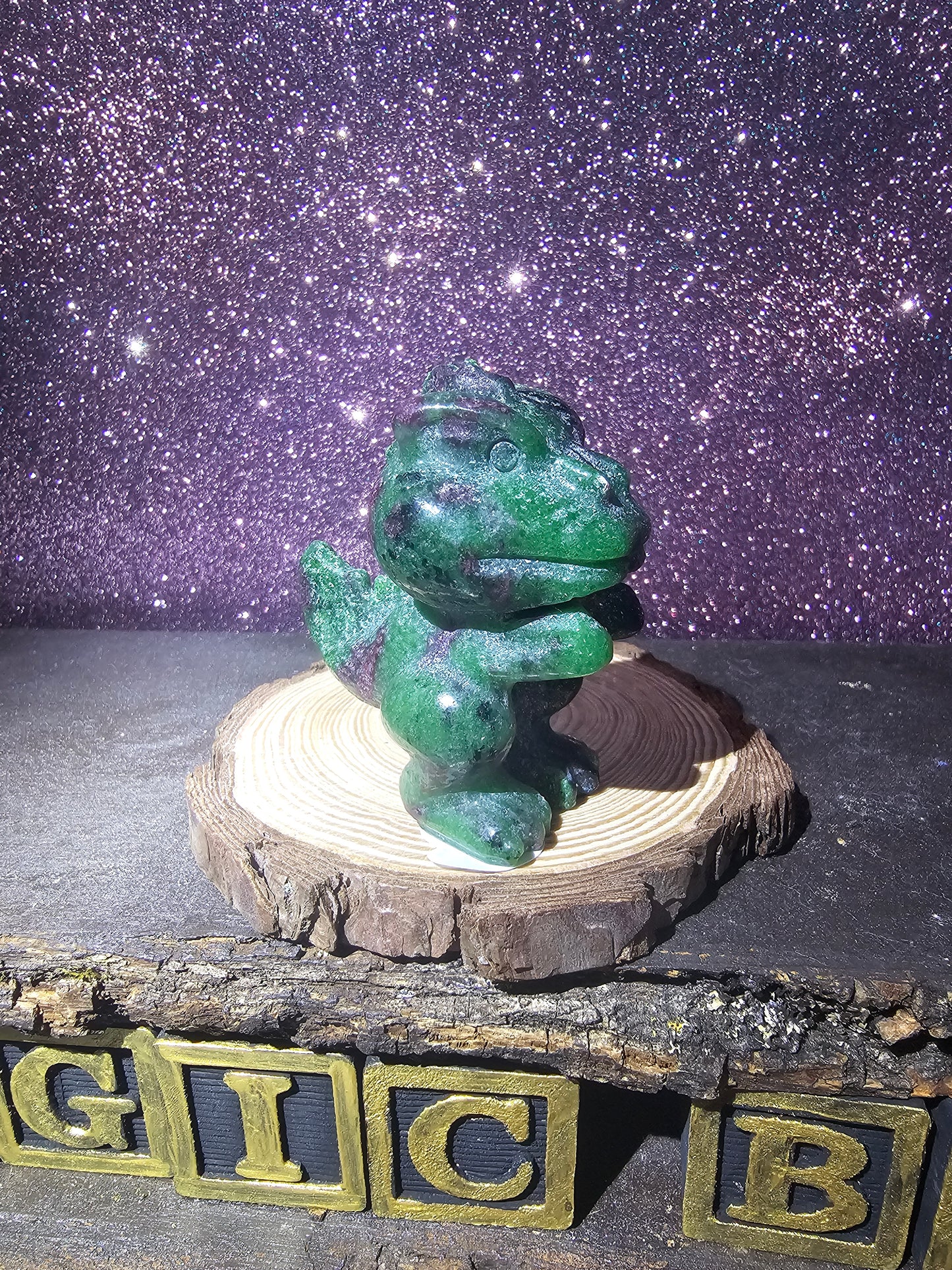 Ruby Zoisite Dinosaur