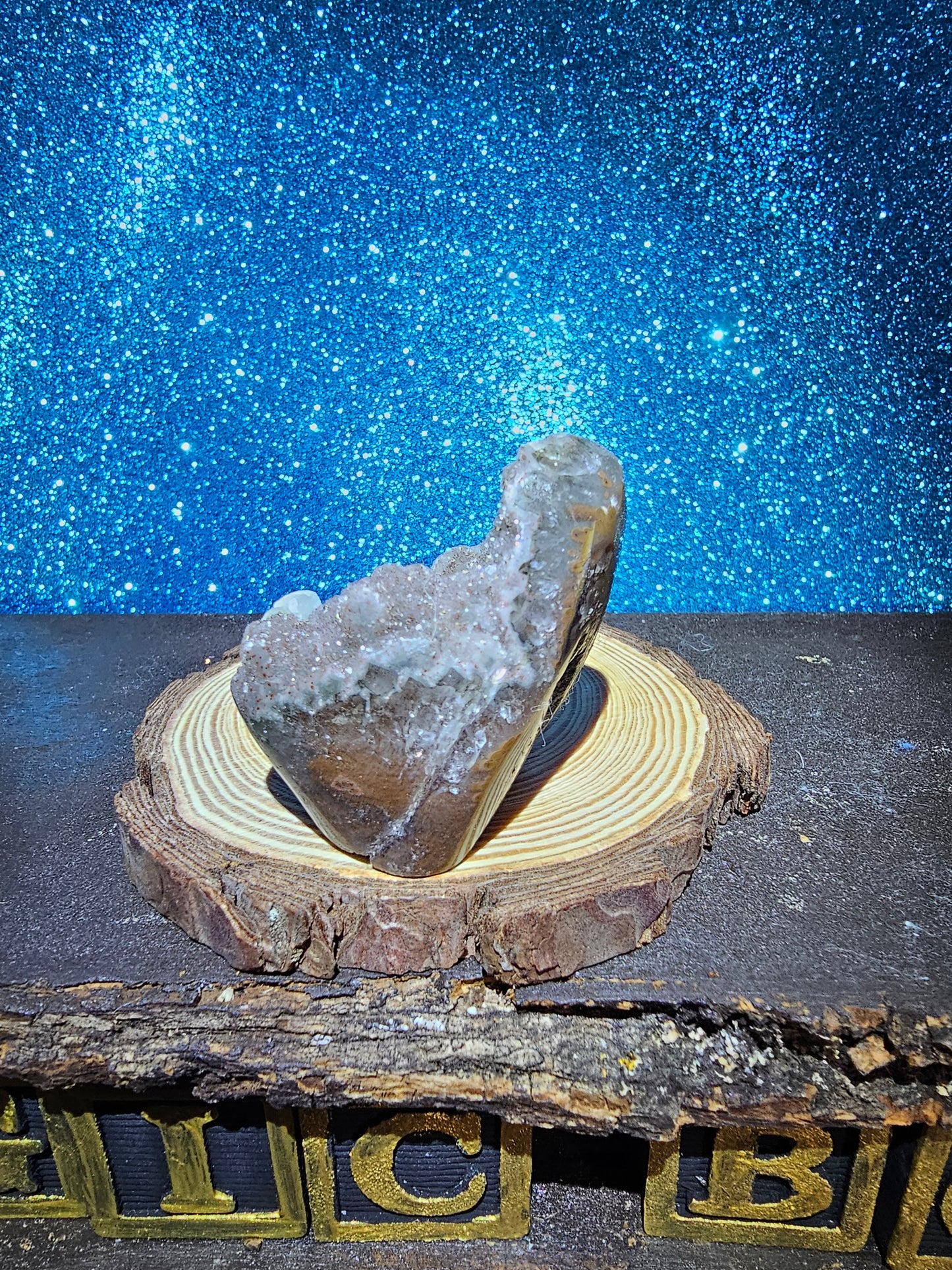 Amethyst Geode w/ Calcite