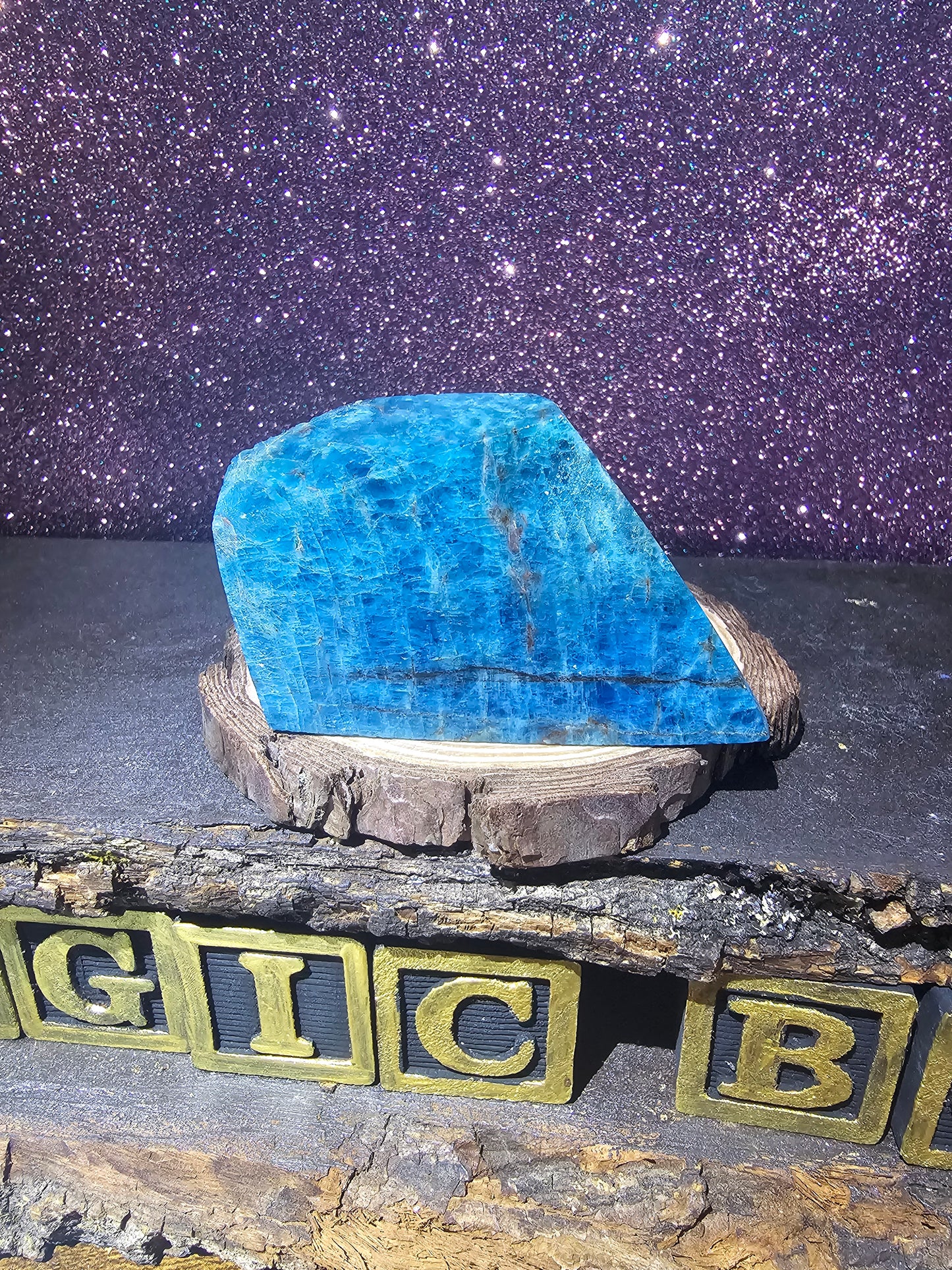 Blue Apatite Freeform