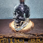Black Obsidian chip filled Skull Head