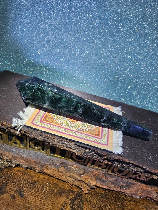 Fluorite Wand Freeform