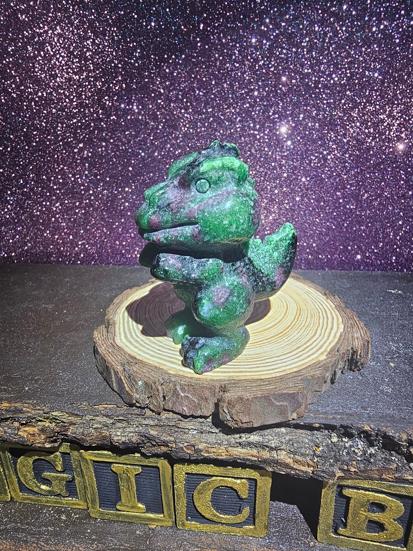 Ruby Zoisite Dinosaur