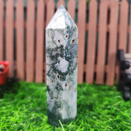 Tree Agate Tower - MagicBox Crystals