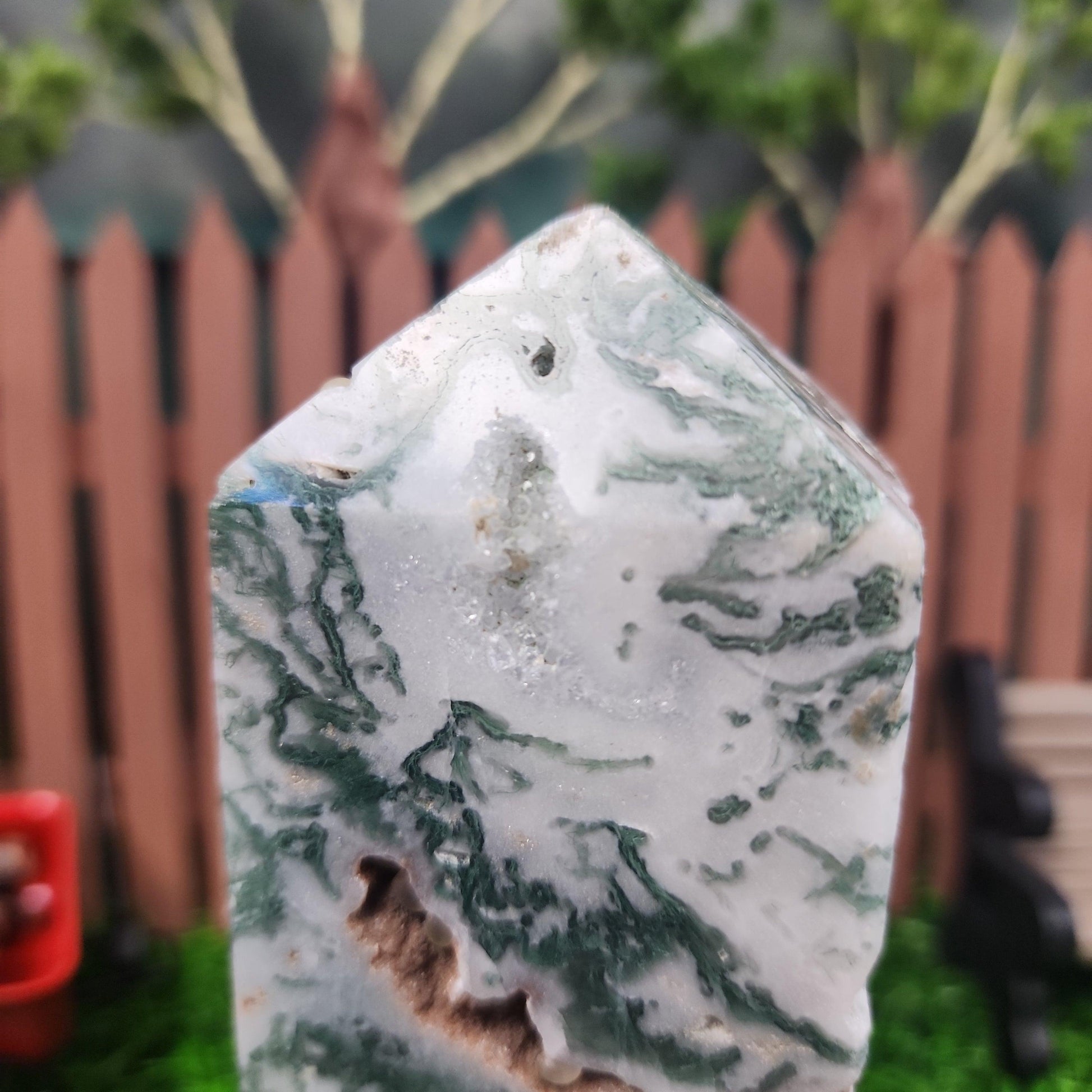 Tree Agate Tower - MagicBox Crystals