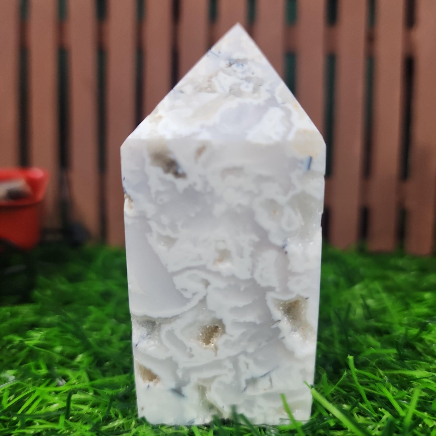 Snow Agate Tower - MagicBox Crystals