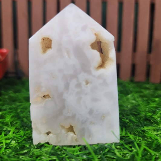 Snow Agate Tower - MagicBox Crystals