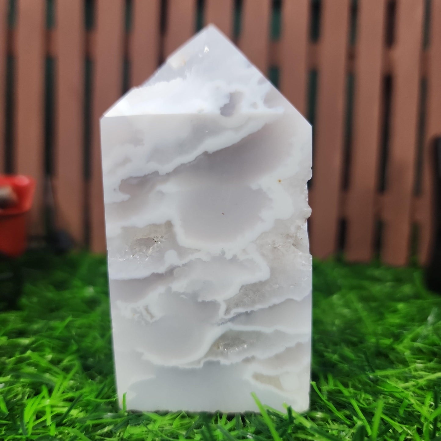 Snow Agate Tower - MagicBox Crystals