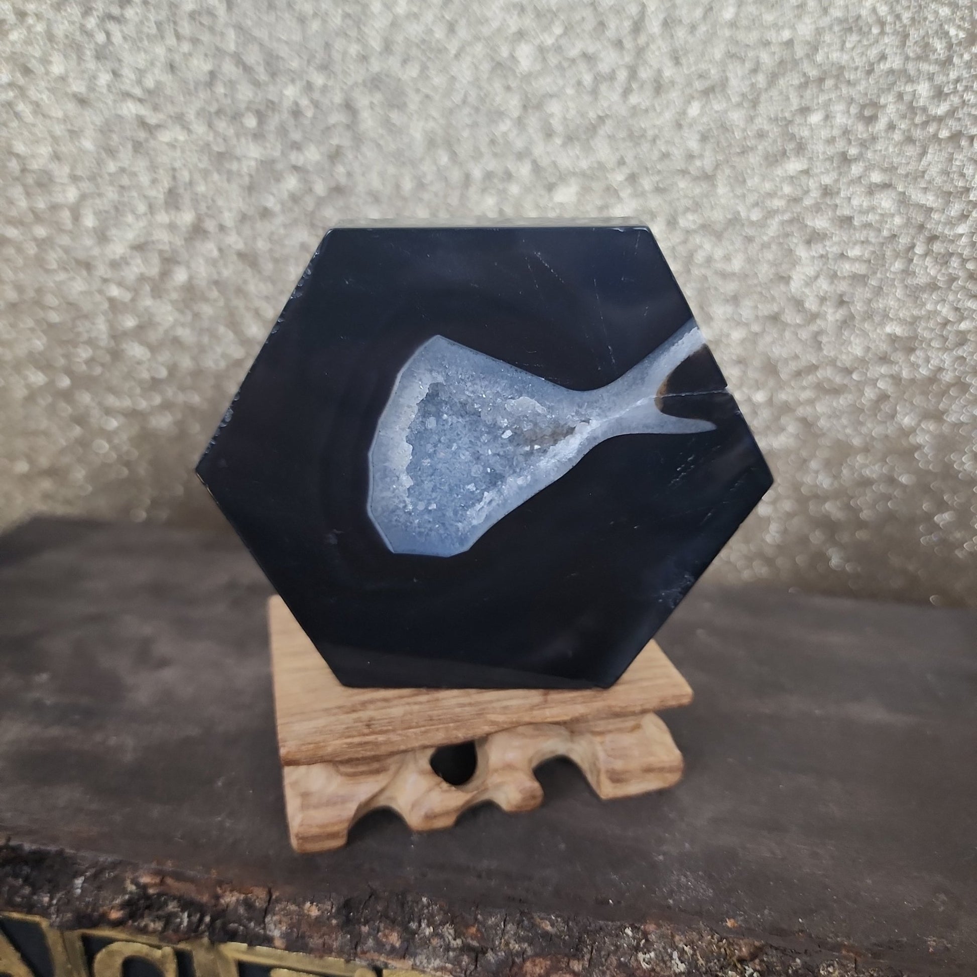 Agate Heptagon Plate - MagicBox Crystals
