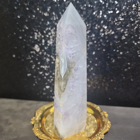 Amethyst Agate Tower - MagicBox Crystals