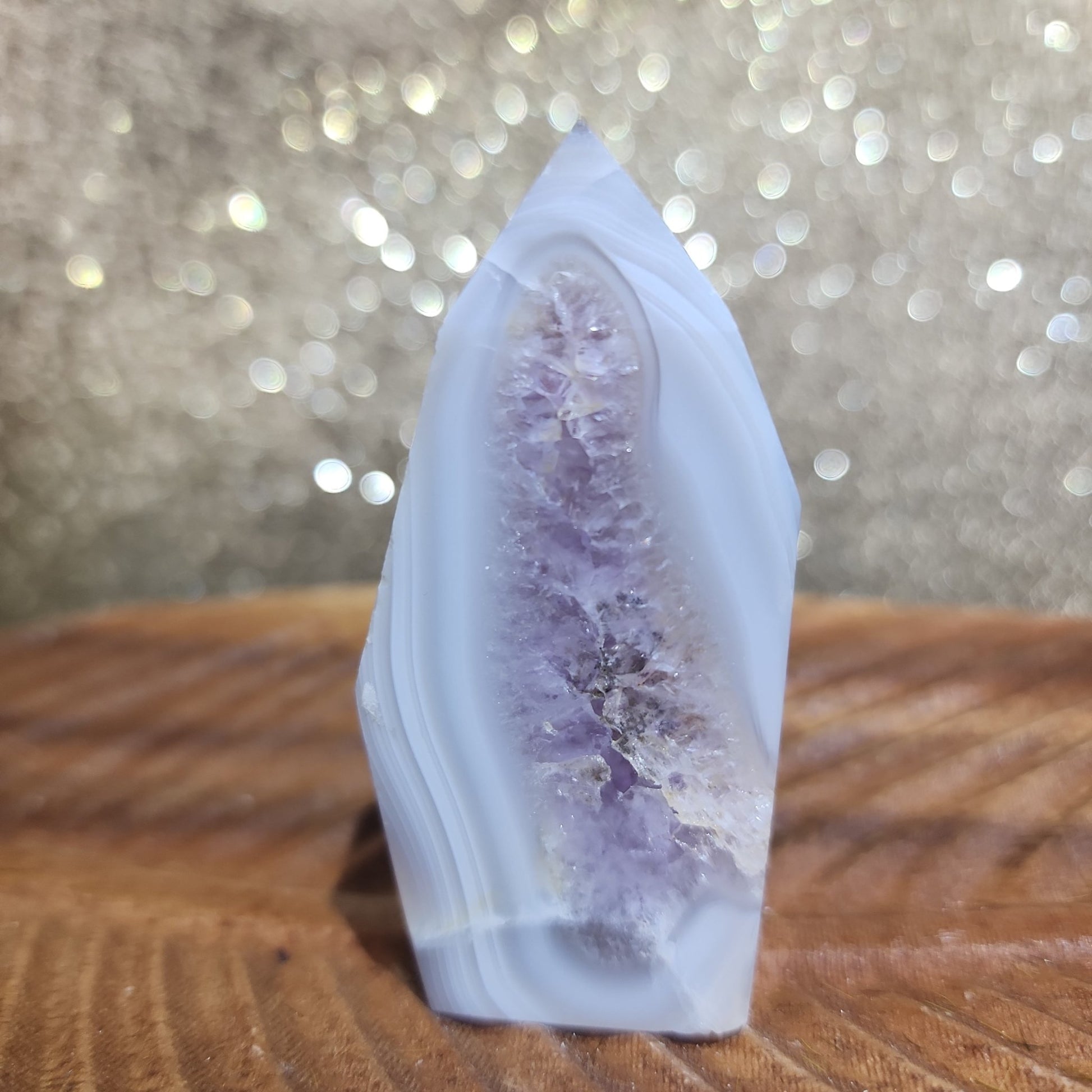 Amethyst Agate Tower - MagicBox Crystals