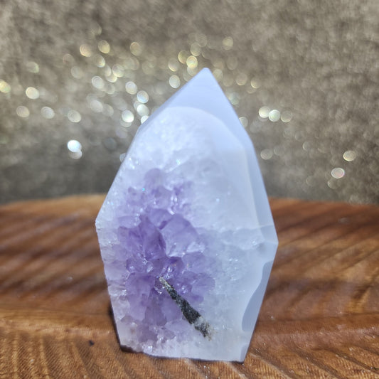 Amethyst Agate Tower - MagicBox Crystals