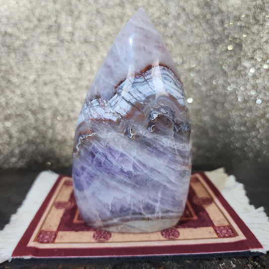 Amethyst Agate Tower - MagicBox Crystals