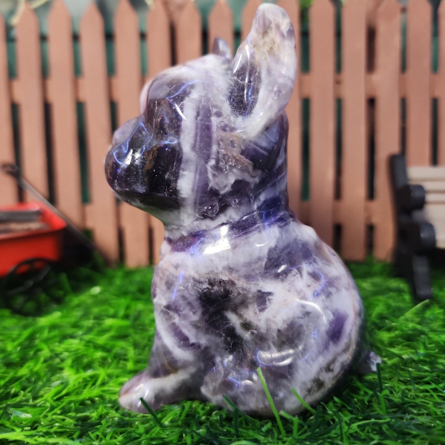 Amethyst French Bulldog - MagicBox Crystals