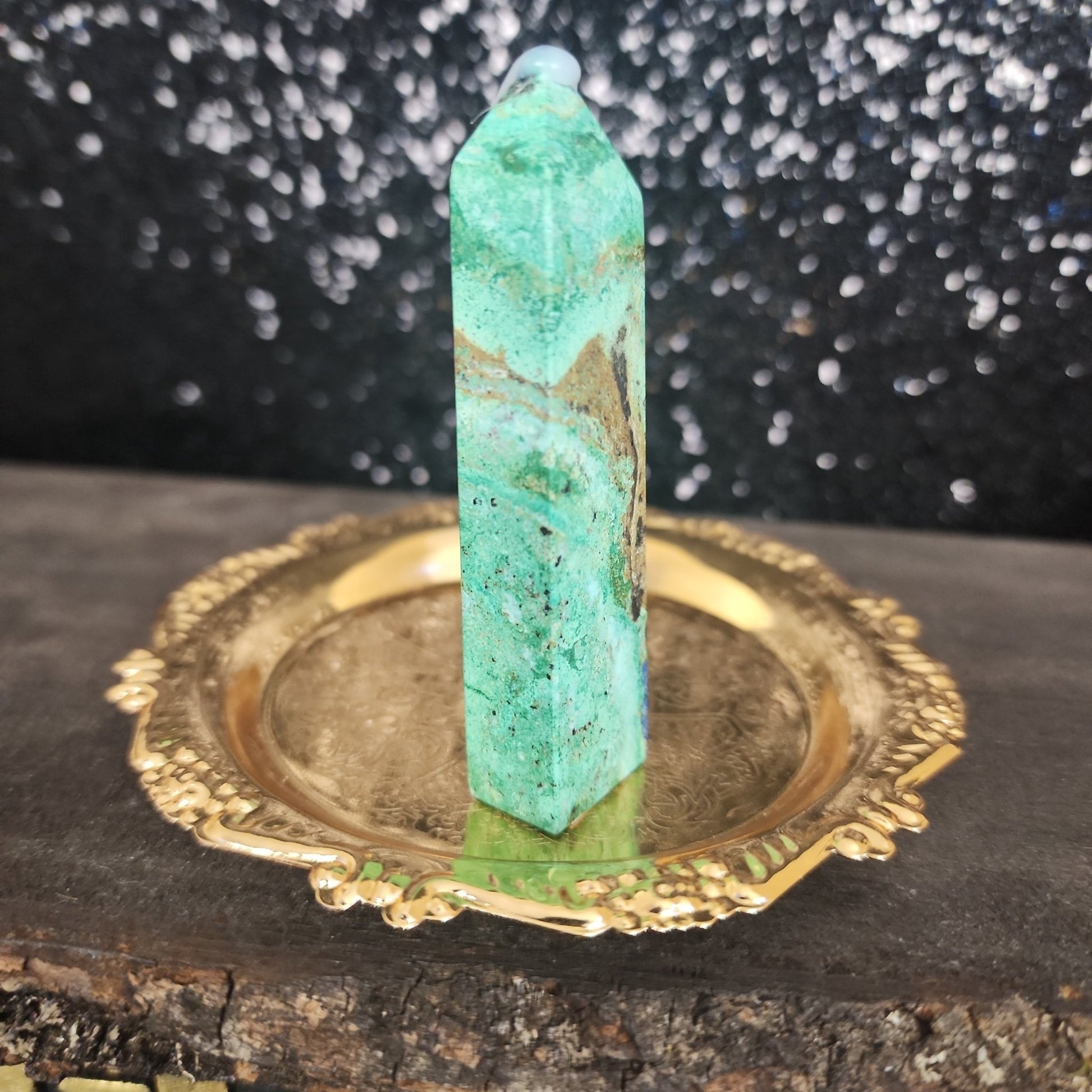 Azurite Tower - MagicBox Crystals