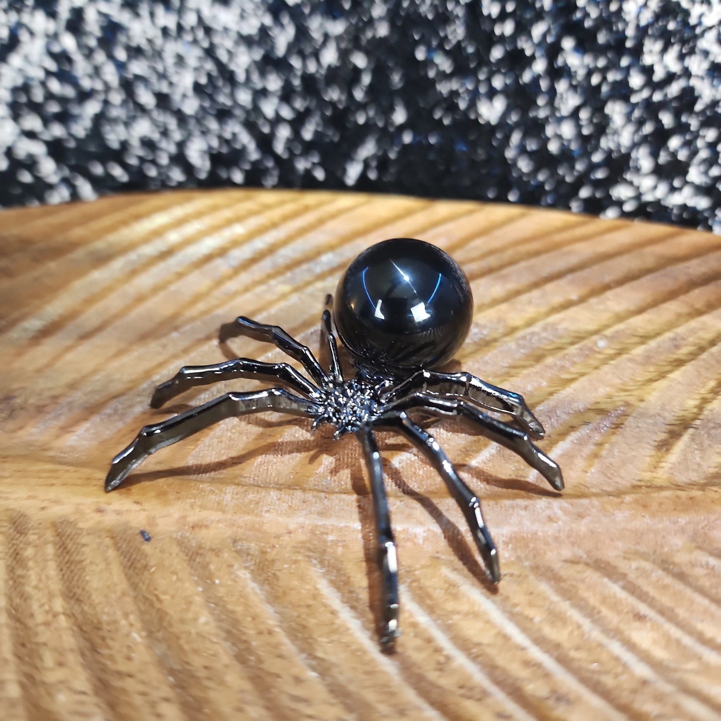 Black Obsidian Spider - MagicBox Crystals