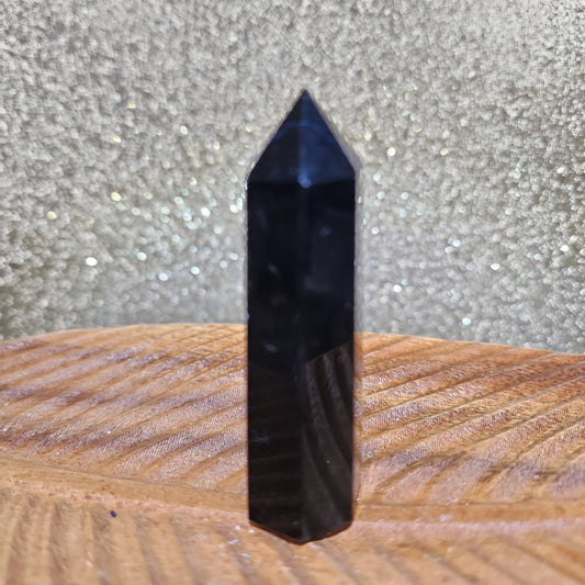 Black Obsidian Tower - MagicBox Crystals