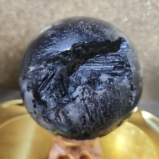 Black Tourmaline Sphere - MagicBox Crystals