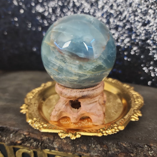 Blue Onyx Sphere - MagicBox Crystals