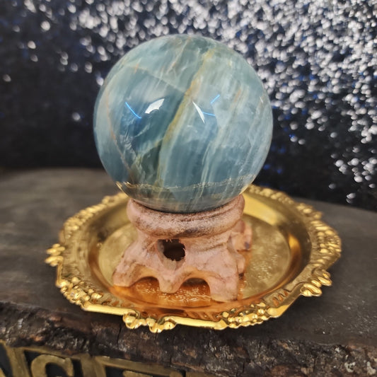 Blue Onyx Sphere - MagicBox Crystals