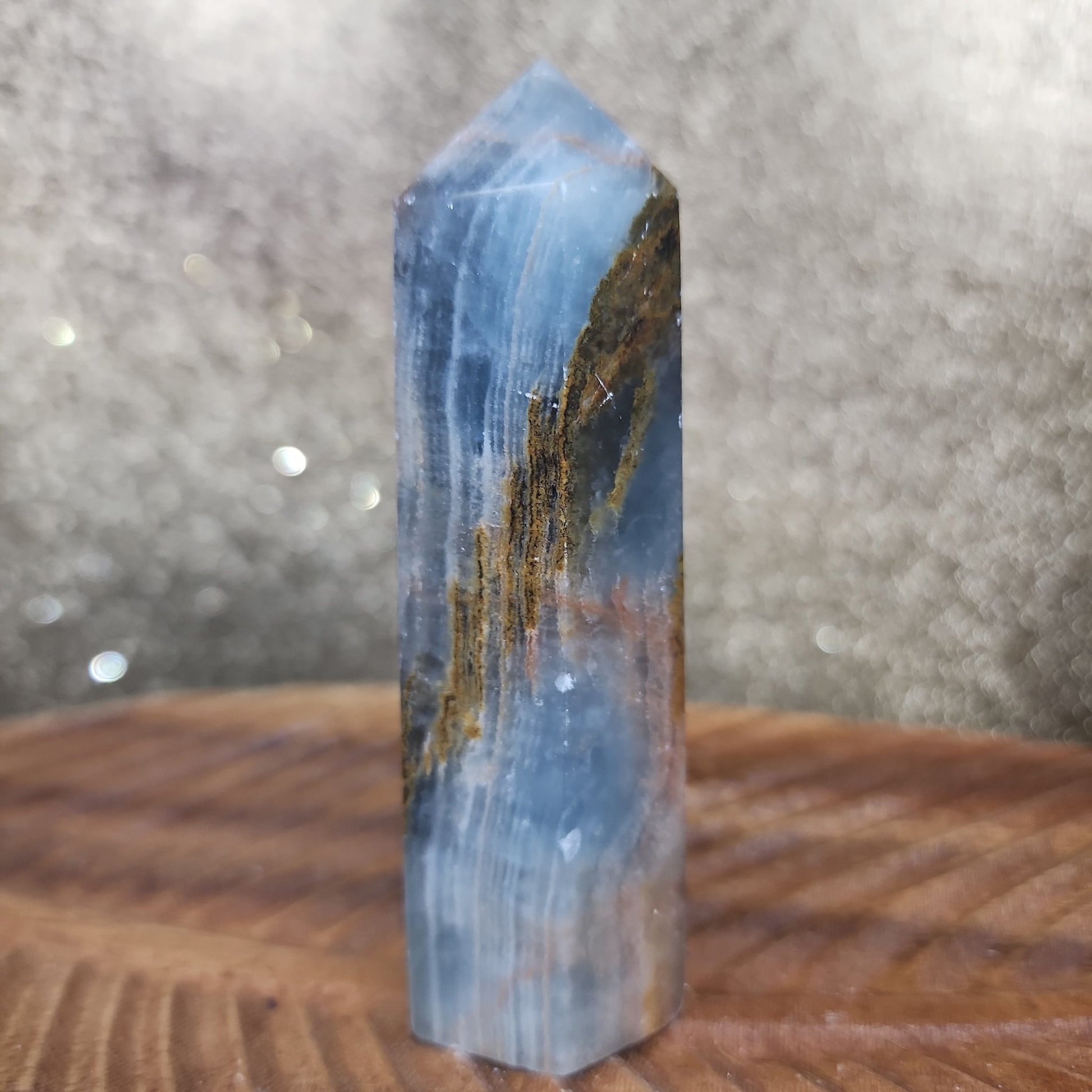 Blue Onyx Tower - MagicBox Crystals