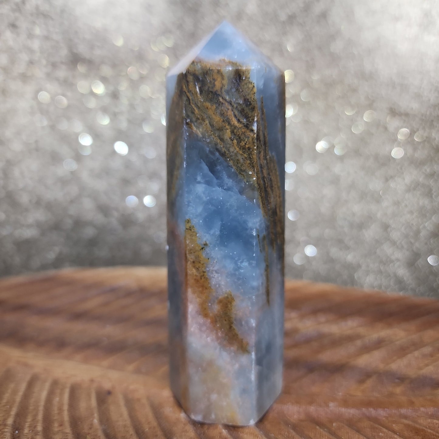 Blue Onyx Tower - MagicBox Crystals