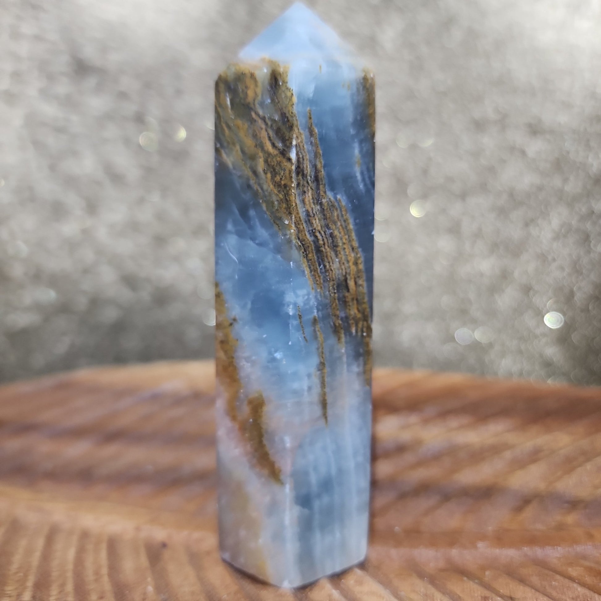 Blue Onyx Tower - MagicBox Crystals