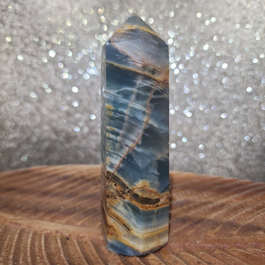 Blue Onyx Tower - MagicBox Crystals