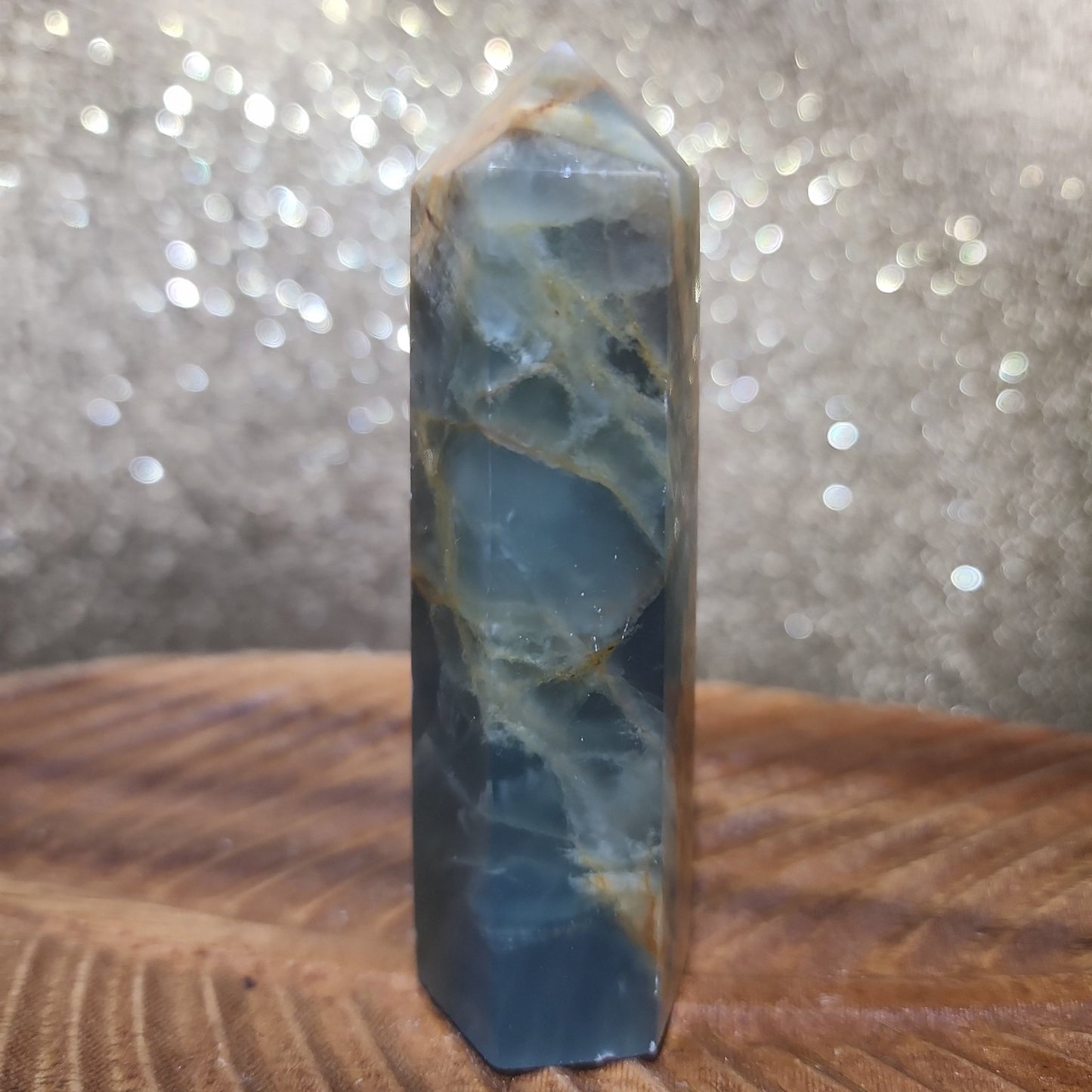 Blue Onyx Tower - MagicBox Crystals