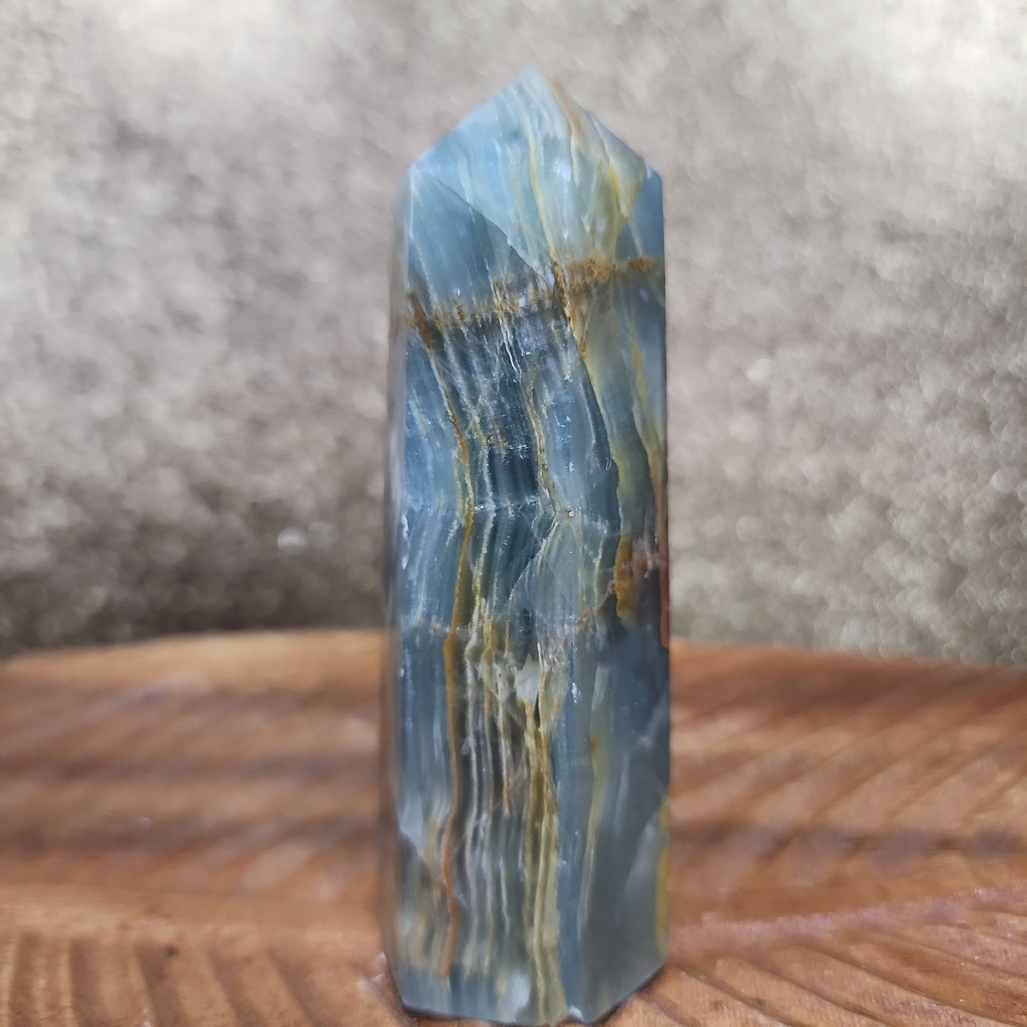 Blue Onyx Tower - MagicBox Crystals