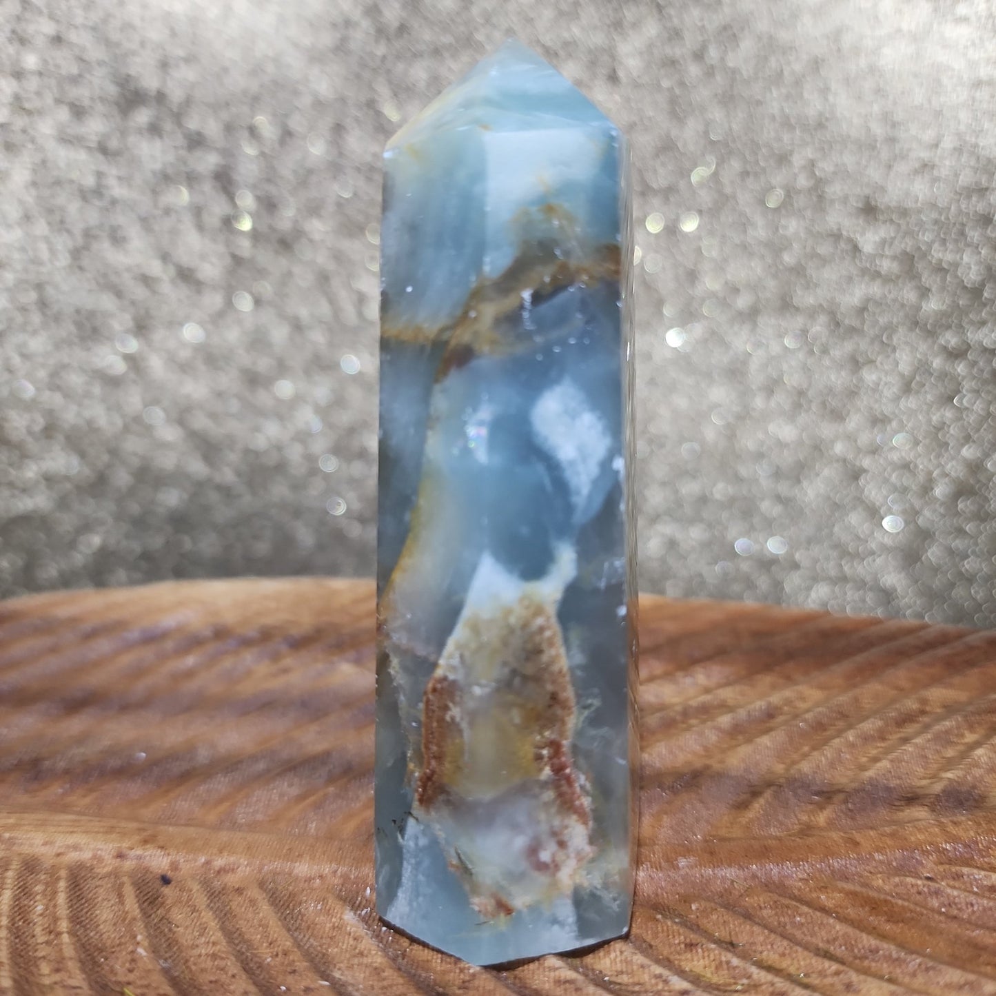 Blue Onyx Tower - MagicBox Crystals