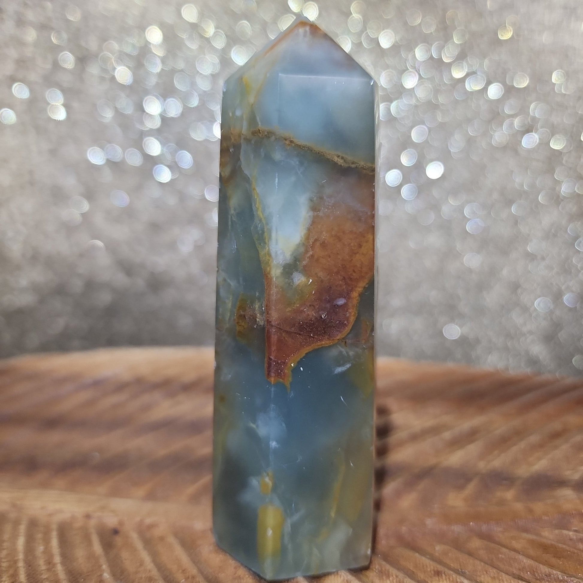 Blue Onyx Tower - MagicBox Crystals