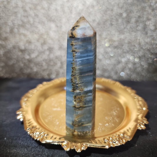 Blue Onyx Tower - MagicBox Crystals