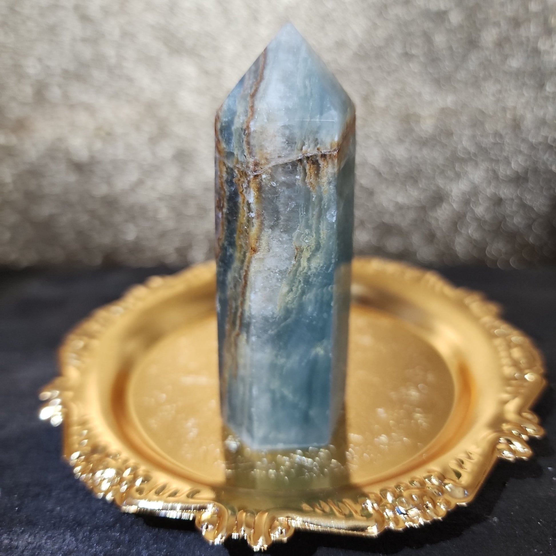 Blue Onyx Tower - MagicBox Crystals