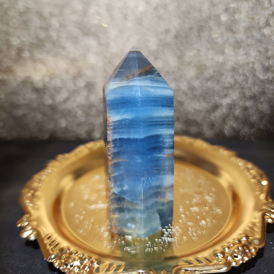 Blue Onyx Tower - MagicBox Crystals