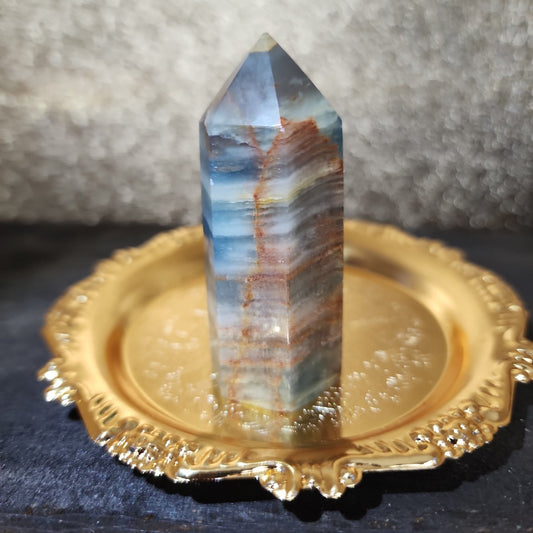 Blue Onyx Tower - MagicBox Crystals