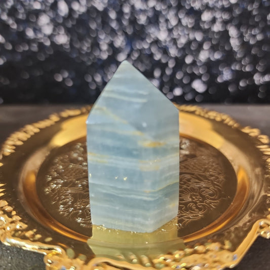 Blue Onyx Tower - MagicBox Crystals