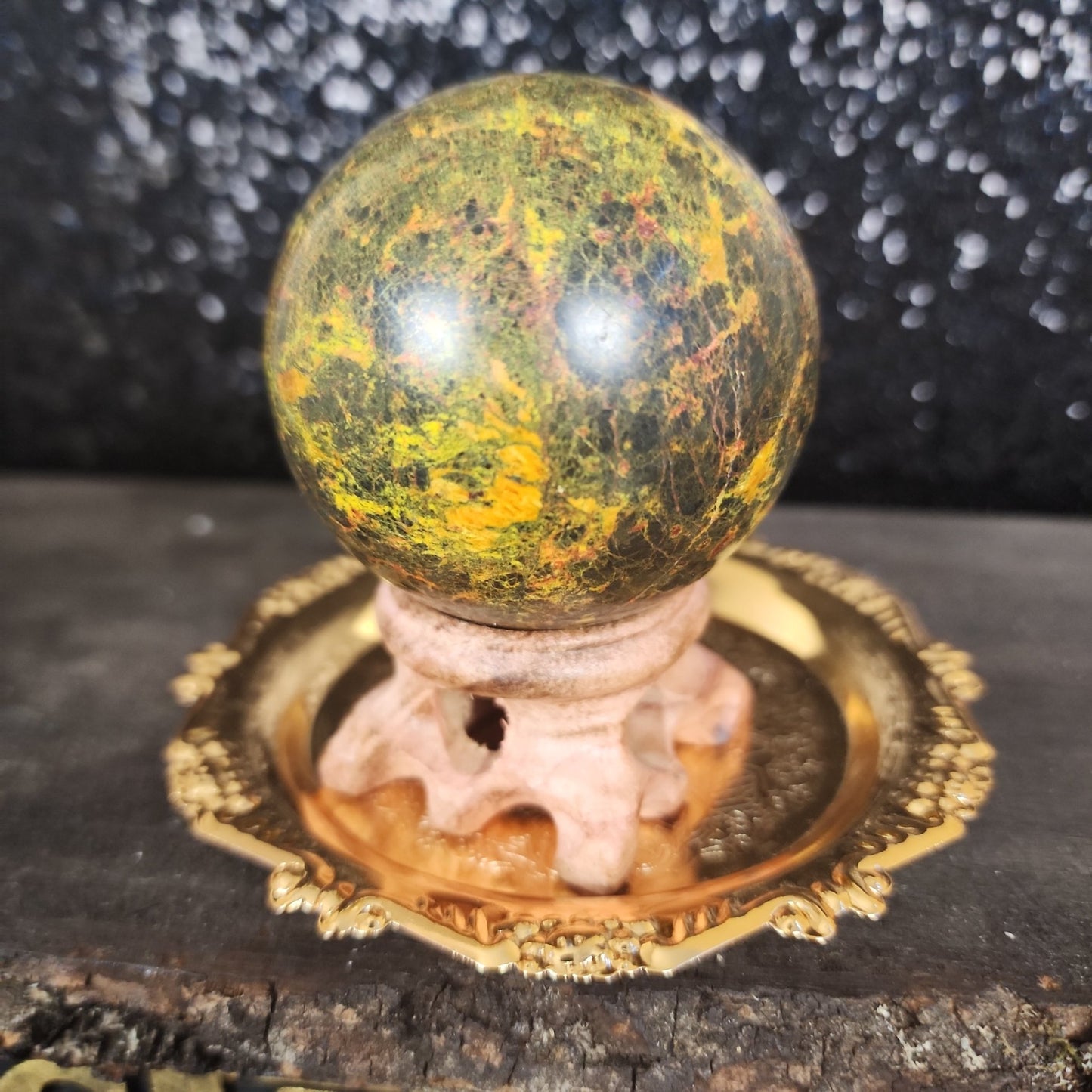 Bumblebee Jasper Sphere