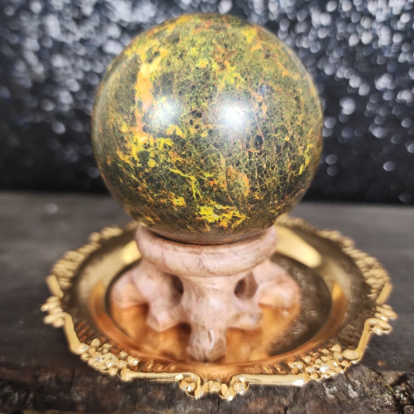 Bumblebee Jasper Sphere