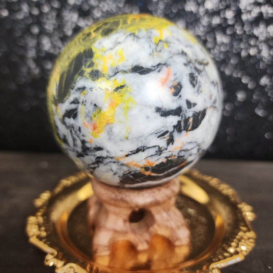 Bumblebee Jasper Sphere