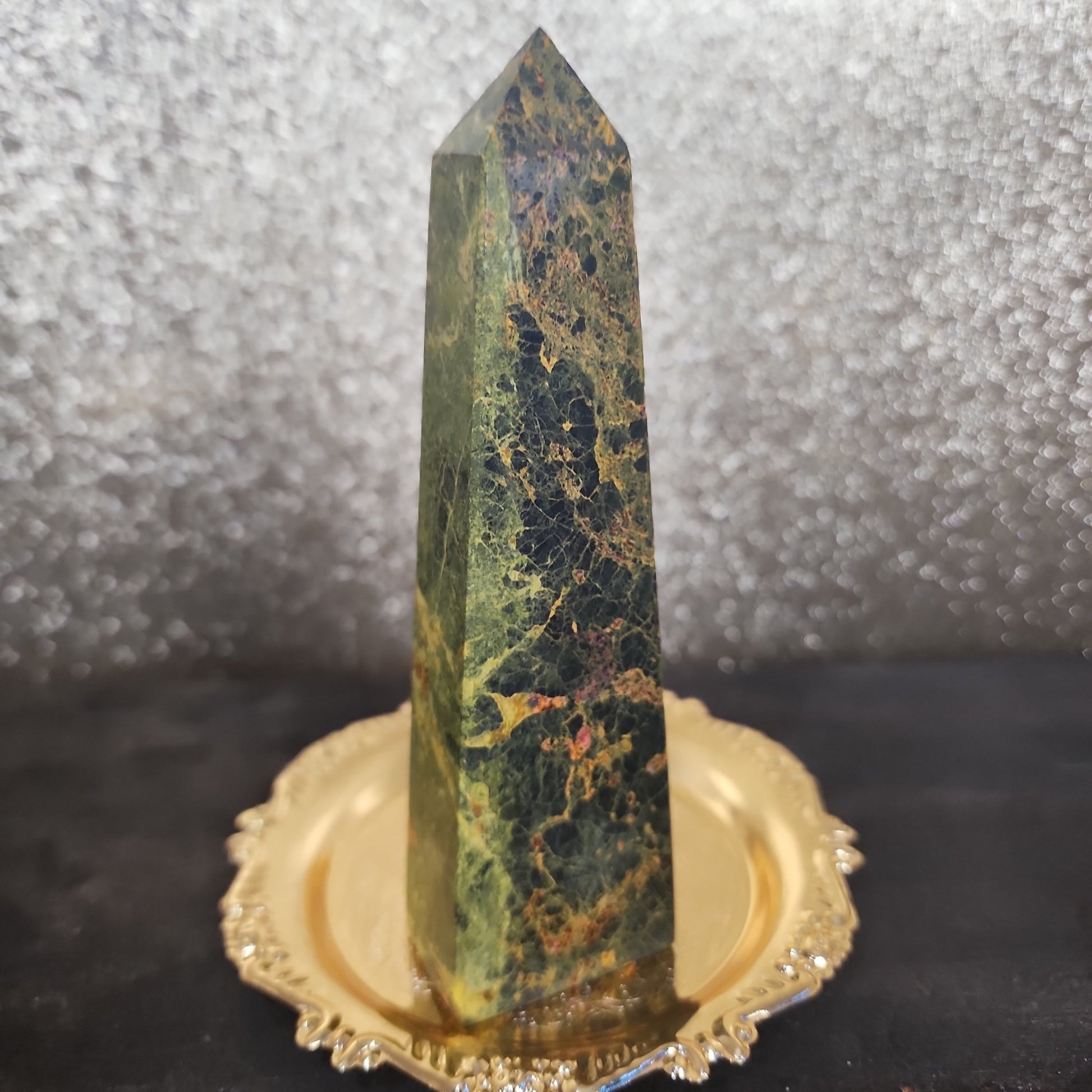 Bumblebee Jasper Tower - MagicBox Crystals