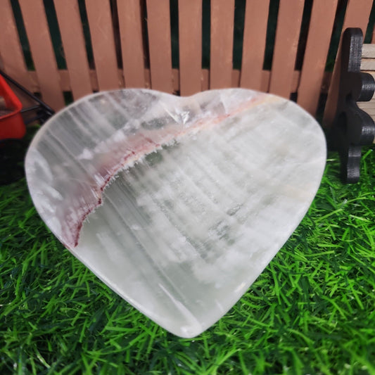 Calcite Heart Bowl - MagicBox Crystals