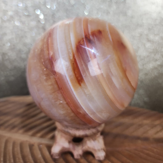 Carnelian Agate Sphere - MagicBox Crystals