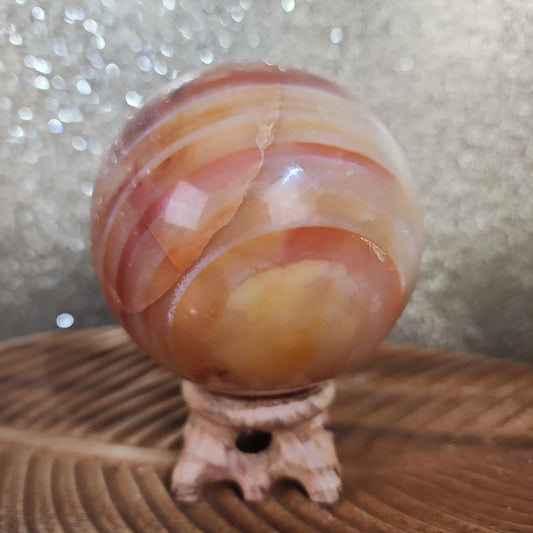 Carnelian Agate Sphere - MagicBox Crystals