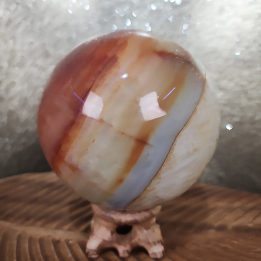 Carnelian Agate Sphere - MagicBox Crystals