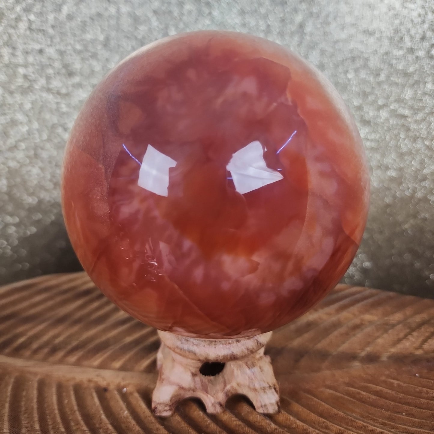 Carnelian Agate Sphere - MagicBox Crystals